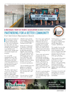 MFTA Feature - Fort Vermilion Rec Board