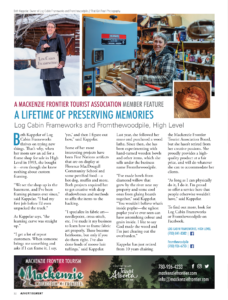MFTA Feature - Log Cabin Frameworks